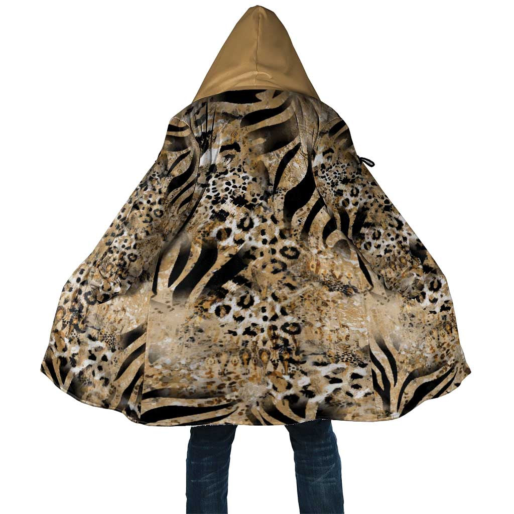 Wild Animal Skins Cloak Zebra Tiger Leopard Mix Skin - Wonder Print Shop