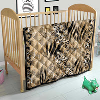 Wild Animal Skins Quilt Zebra Tiger Leopard Mix Skin - Wonder Print Shop