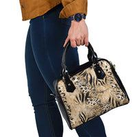 Wild Animal Skins Shoulder Handbag Zebra Tiger Leopard Mix Skin - Wonder Print Shop