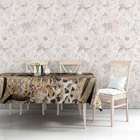 Wild Animal Skins Tablecloth Zebra Tiger Leopard Mix Skin - Wonder Print Shop