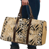 Wild Animal Skins Travel Bag Zebra Tiger Leopard Mix Skin - Wonder Print Shop