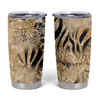 Wild Animal Skins Tumbler Cup Zebra Tiger Leopard Mix Skin - Wonder Print Shop