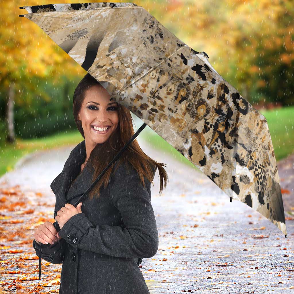 Wild Animal Skins Umbrella Zebra Tiger Leopard Mix Skin - Wonder Print Shop