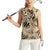 Wild Animal Skins Women Sleeveless Polo Shirt Zebra Tiger Leopard Mix Skin - Wonder Print Shop