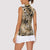 Wild Animal Skins Women Sleeveless Polo Shirt Zebra Tiger Leopard Mix Skin - Wonder Print Shop