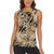 Wild Animal Skins Women Sleeveless Polo Shirt Zebra Tiger Leopard Mix Skin - Wonder Print Shop