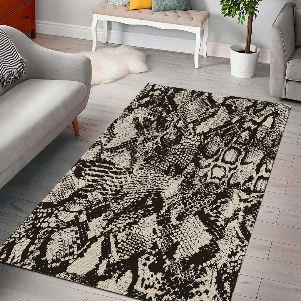 Wild Animal Skins Area Rug Snake and Crocodile Mix Skin - Wonder Print Shop