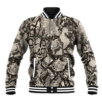 Wild Animal Skins Baseball Jacket Snake and Crocodile Mix Skin - Wonder Print Shop