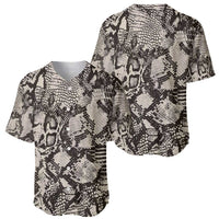 Wild Animal Skins Baseball Jersey Snake and Crocodile Mix Skin - Wonder Print Shop