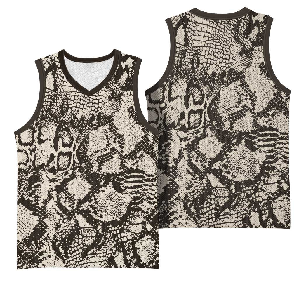 Wild Animal Skins Basketball Jersey Snake and Crocodile Mix Skin - Wonder Print Shop