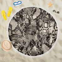 Wild Animal Skins Beach Blanket Snake and Crocodile Mix Skin - Wonder Print Shop