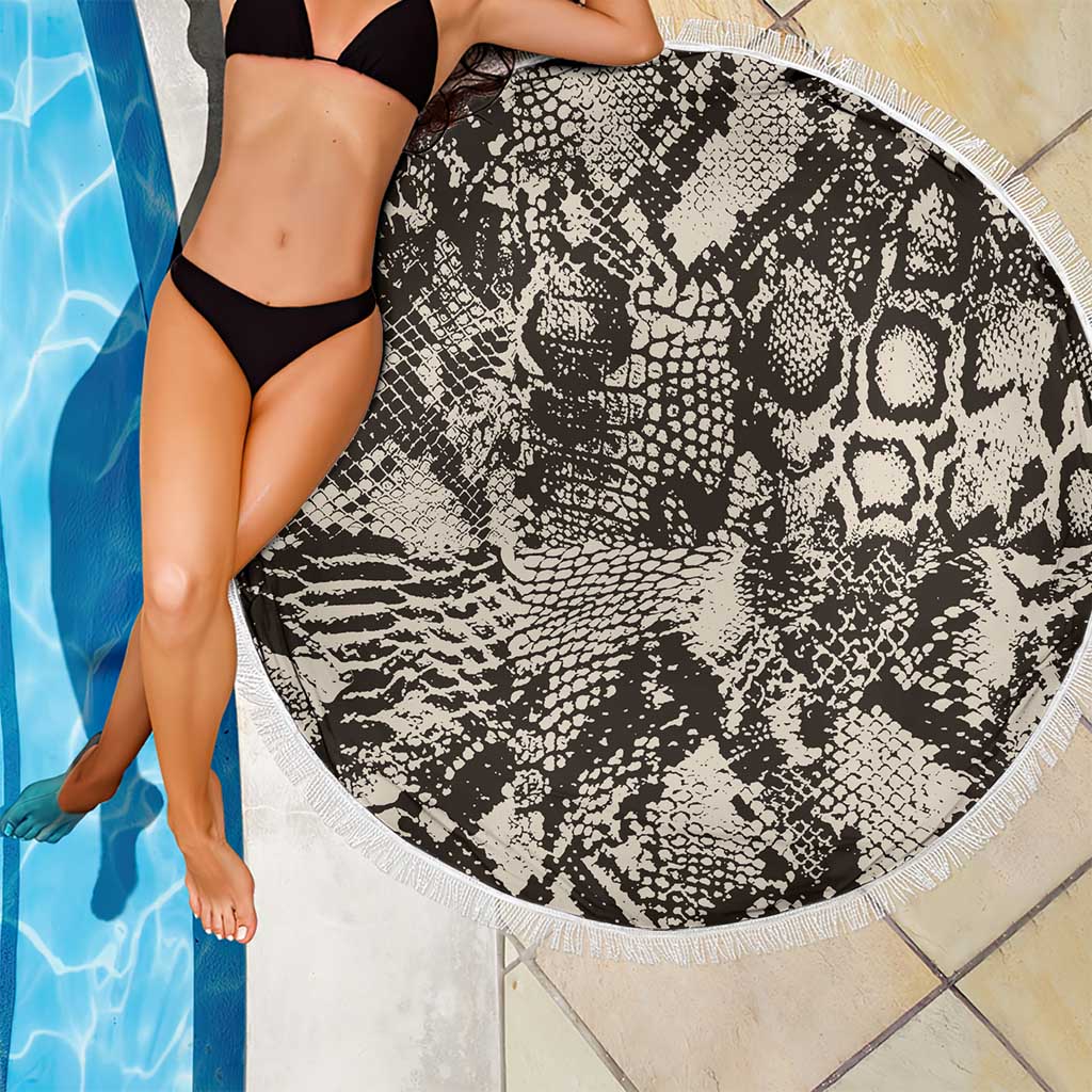 Wild Animal Skins Beach Blanket Snake and Crocodile Mix Skin - Wonder Print Shop