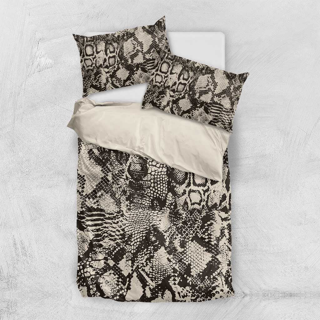 Wild Animal Skins Bedding Set Snake and Crocodile Mix Skin - Wonder Print Shop