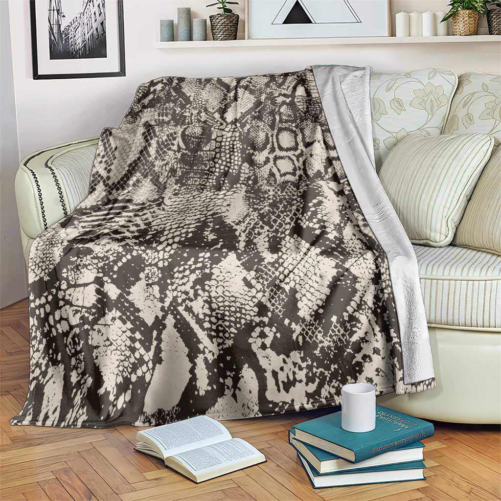 Wild Animal Skins Blanket Snake and Crocodile Mix Skin - Wonder Print Shop
