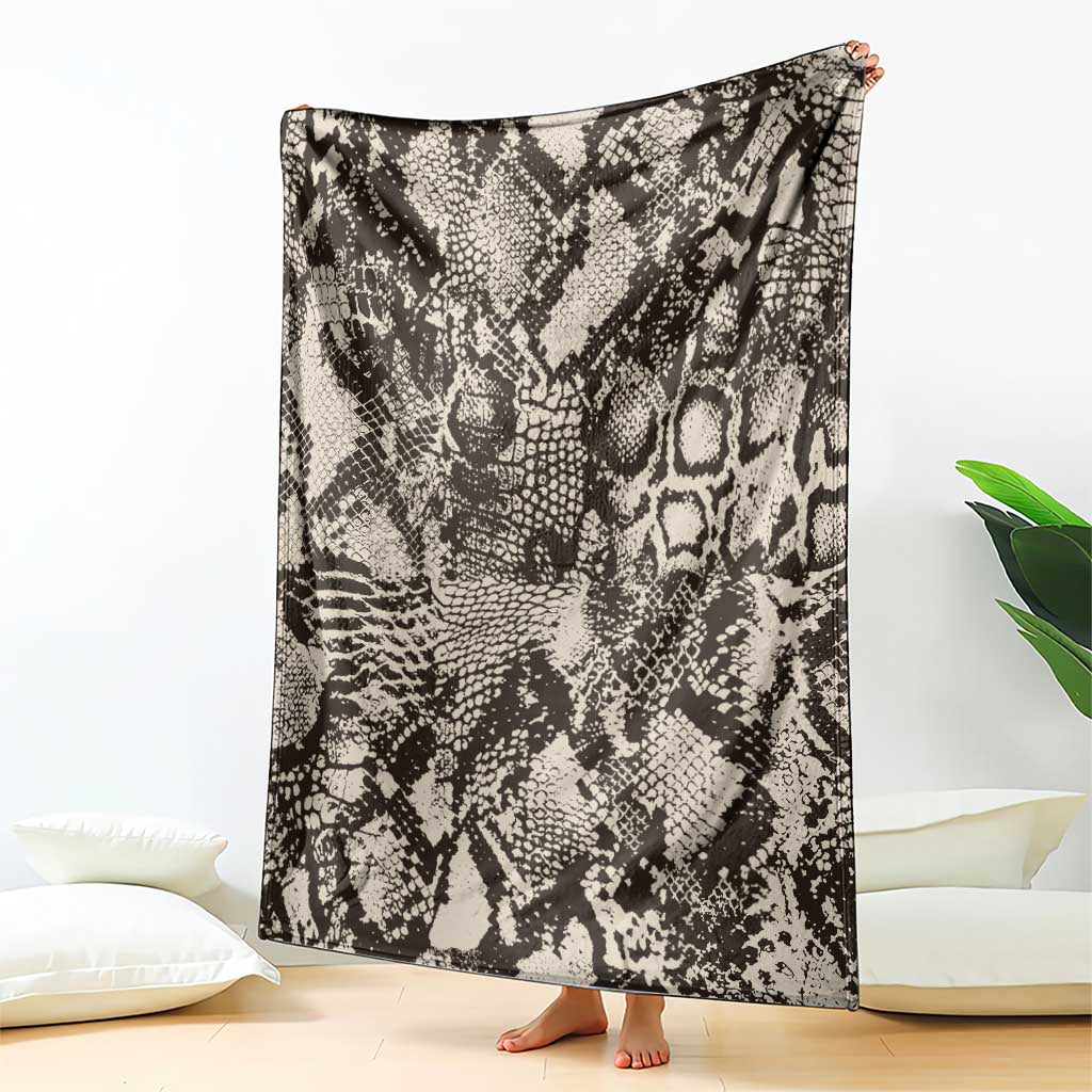 Wild Animal Skins Blanket Snake and Crocodile Mix Skin - Wonder Print Shop