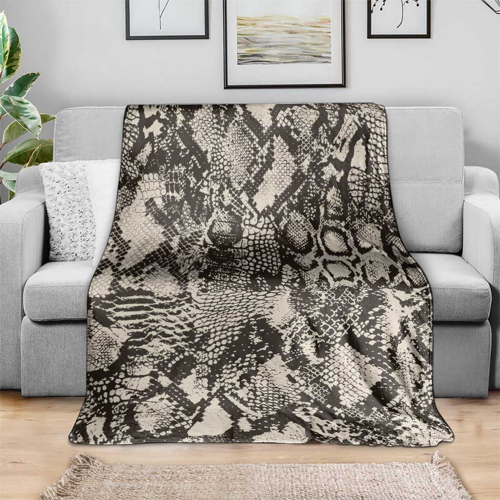 Wild Animal Skins Blanket Snake and Crocodile Mix Skin - Wonder Print Shop