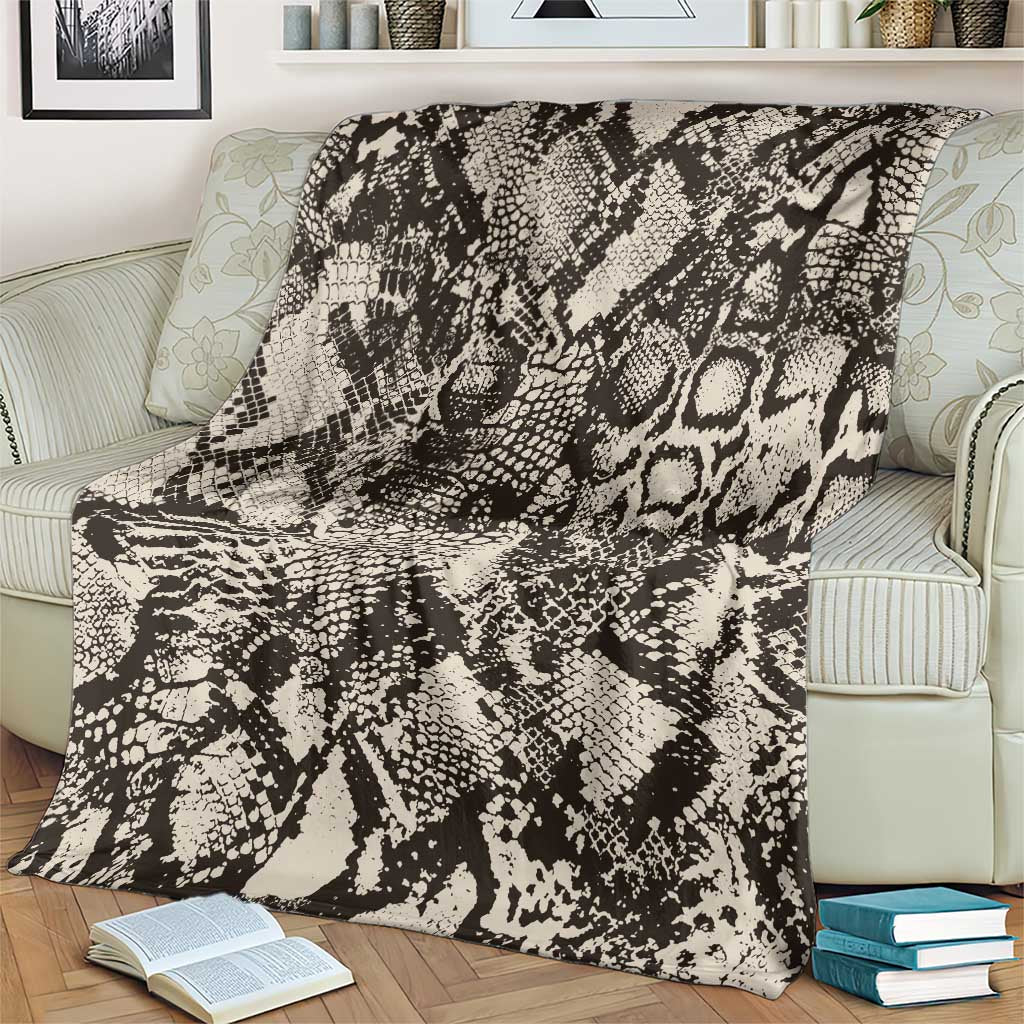 Wild Animal Skins Blanket Snake and Crocodile Mix Skin - Wonder Print Shop