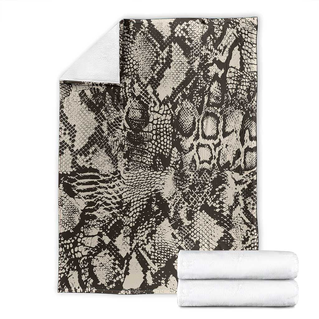 Wild Animal Skins Blanket Snake and Crocodile Mix Skin - Wonder Print Shop