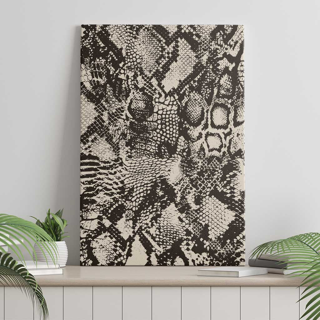 Wild Animal Skins Canvas Wall Art Snake and Crocodile Mix Skin - Wonder Print Shop