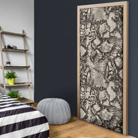 Wild Animal Skins Door Cover Snake and Crocodile Mix Skin - Wonder Print Shop