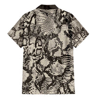 Wild Animal Skins Family Matching Mermaid Dress and Hawaiian Shirt Snake and Crocodile Mix Skin - Wonder Print Shop