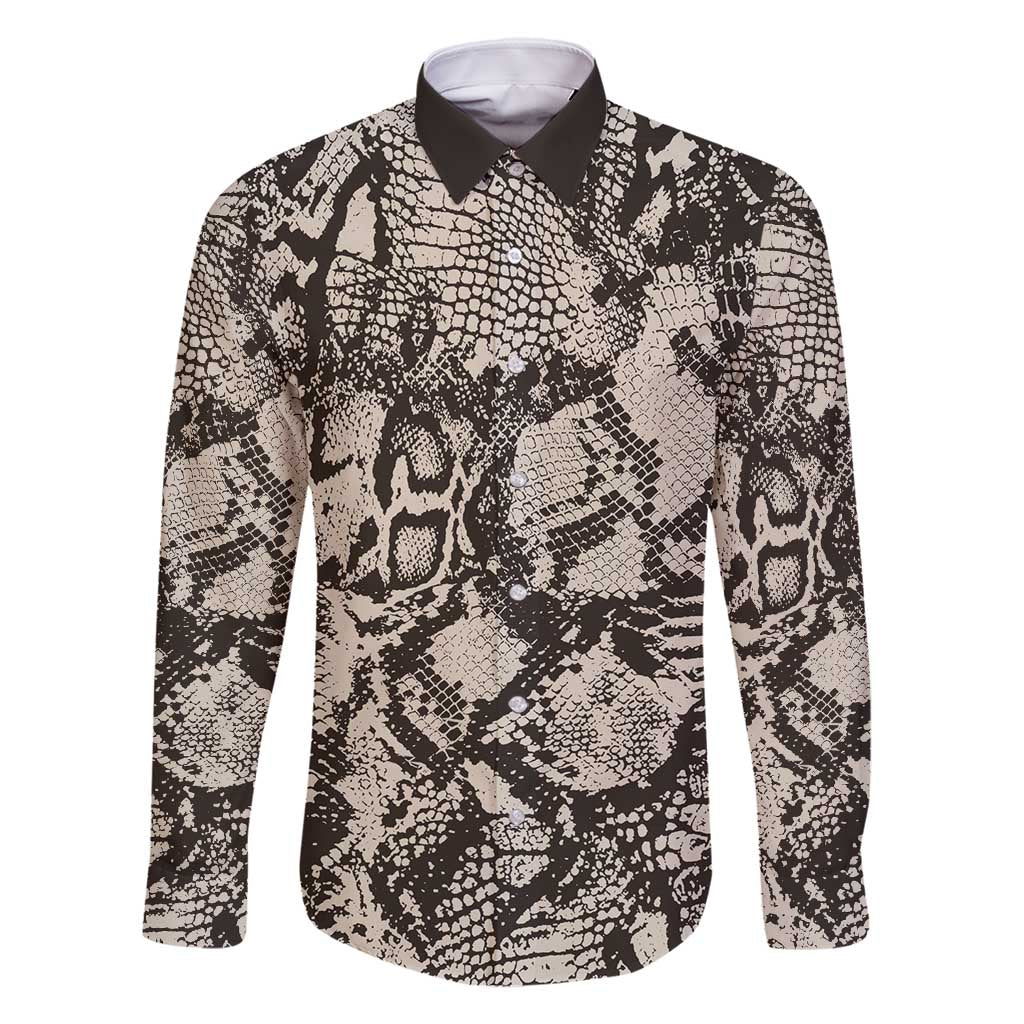 Wild Animal Skins Family Matching Mermaid Dress and Hawaiian Shirt Snake and Crocodile Mix Skin - Wonder Print Shop