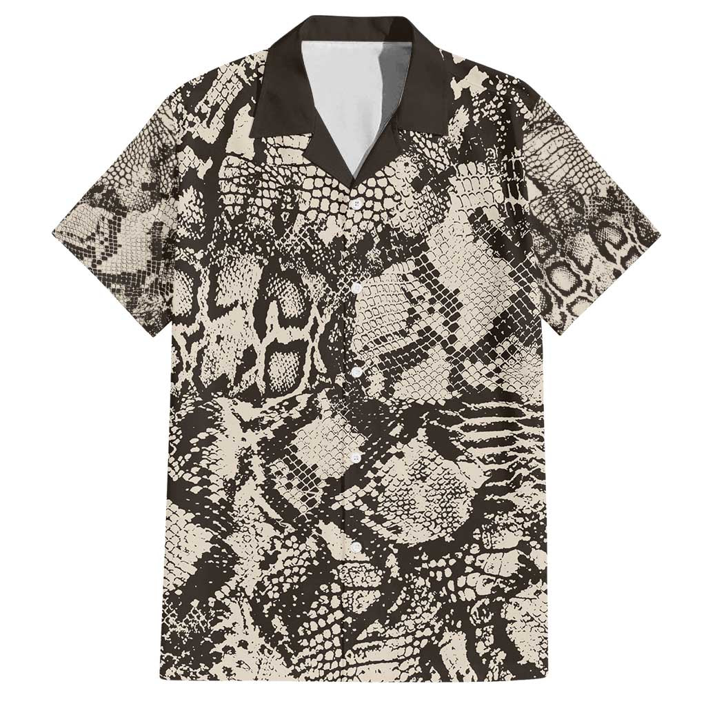 Wild Animal Skins Family Matching Puletasi and Hawaiian Shirt Snake and Crocodile Mix Skin - Wonder Print Shop