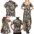 Wild Animal Skins Family Matching Summer Maxi Dress and Hawaiian Shirt Snake and Crocodile Mix Skin - Wonder Print Shop