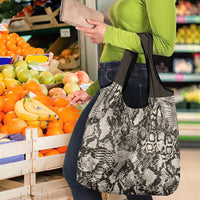 Wild Animal Skins Grocery Bag Snake and Crocodile Mix Skin - Wonder Print Shop