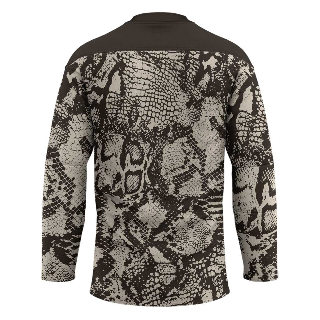 Wild Animal Skins Hockey Jersey Snake and Crocodile Mix Skin - Wonder Print Shop