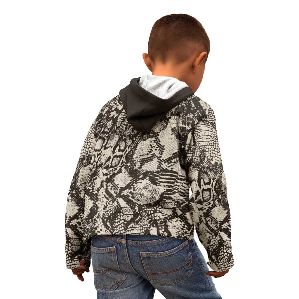 Wild Animal Skins Kid Hoodie Snake and Crocodile Mix Skin - Wonder Print Shop