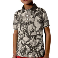 Wild Animal Skins Kid Polo Shirt Snake and Crocodile Mix Skin - Wonder Print Shop