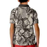 Wild Animal Skins Kid Polo Shirt Snake and Crocodile Mix Skin - Wonder Print Shop