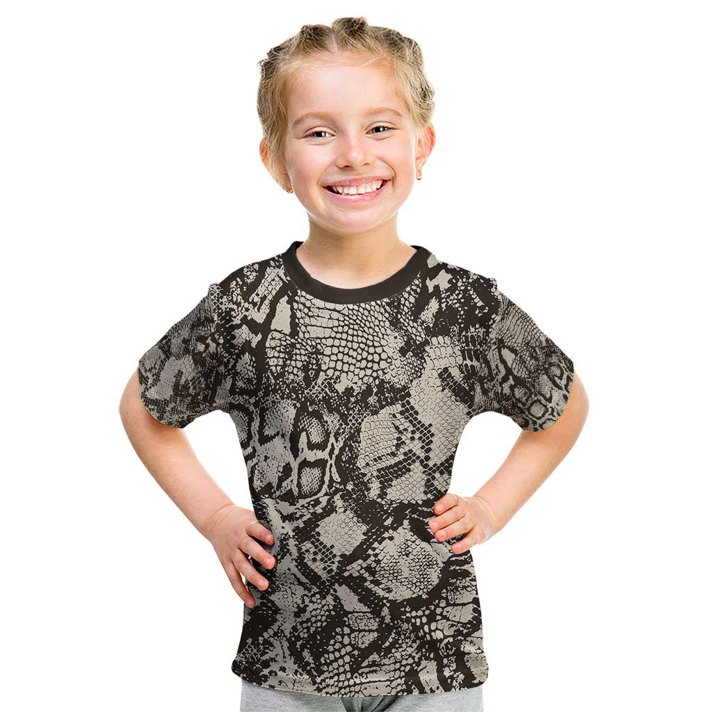 Wild Animal Skins Kid T Shirt Snake and Crocodile Mix Skin - Wonder Print Shop