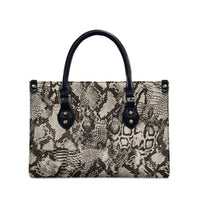 Wild Animal Skins Leather Bag Snake and Crocodile Mix Skin - Wonder Print Shop