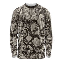 Wild Animal Skins Long Sleeve Shirt Snake and Crocodile Mix Skin - Wonder Print Shop