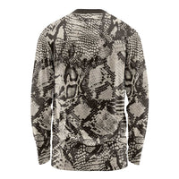 Wild Animal Skins Long Sleeve Shirt Snake and Crocodile Mix Skin - Wonder Print Shop