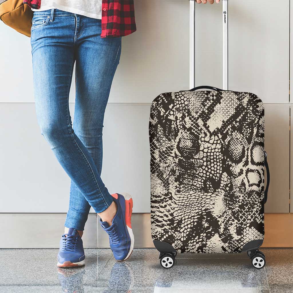 Wild Animal Skins Luggage Cover Snake and Crocodile Mix Skin - Wonder Print Shop
