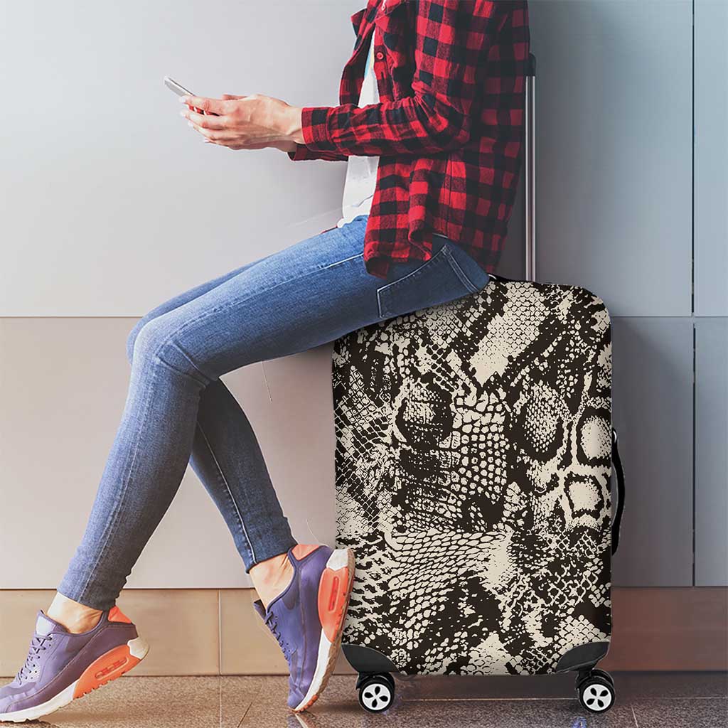 Wild Animal Skins Luggage Cover Snake and Crocodile Mix Skin - Wonder Print Shop