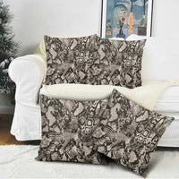 Wild Animal Skins Pillow Cover Snake and Crocodile Mix Skin - Wonder Print Shop
