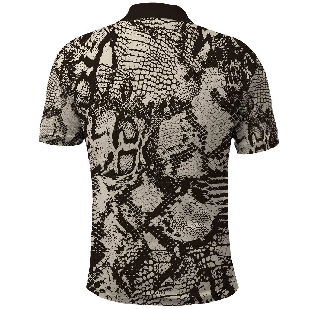 Wild Animal Skins Polo Shirt Snake and Crocodile Mix Skin - Wonder Print Shop