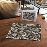 Wild Animal Skins Puzzle Snake and Crocodile Mix Skin - Wonder Print Shop