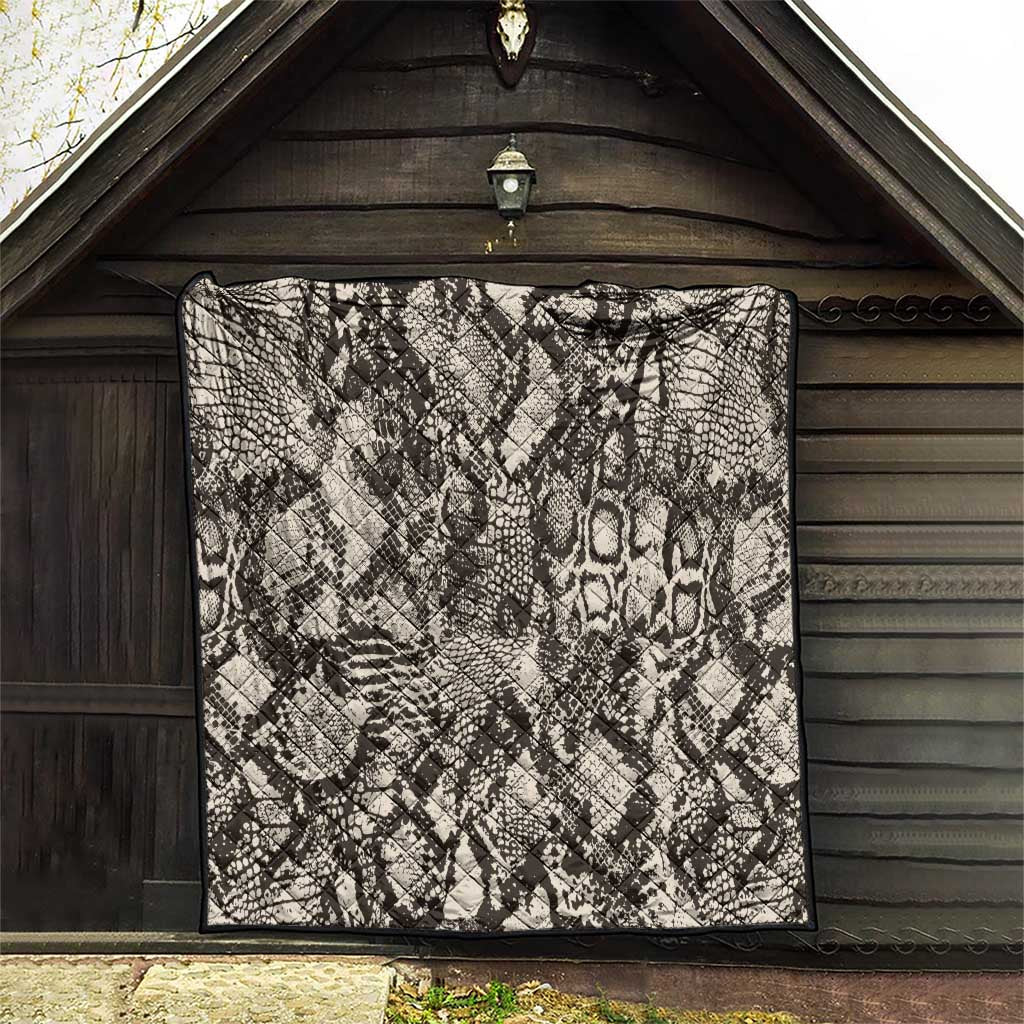 Wild Animal Skins Quilt Snake and Crocodile Mix Skin - Wonder Print Shop