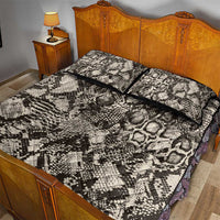 Wild Animal Skins Quilt Bed Set Snake and Crocodile Mix Skin - Wonder Print Shop