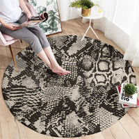 Wild Animal Skins Round Carpet Snake and Crocodile Mix Skin - Wonder Print Shop