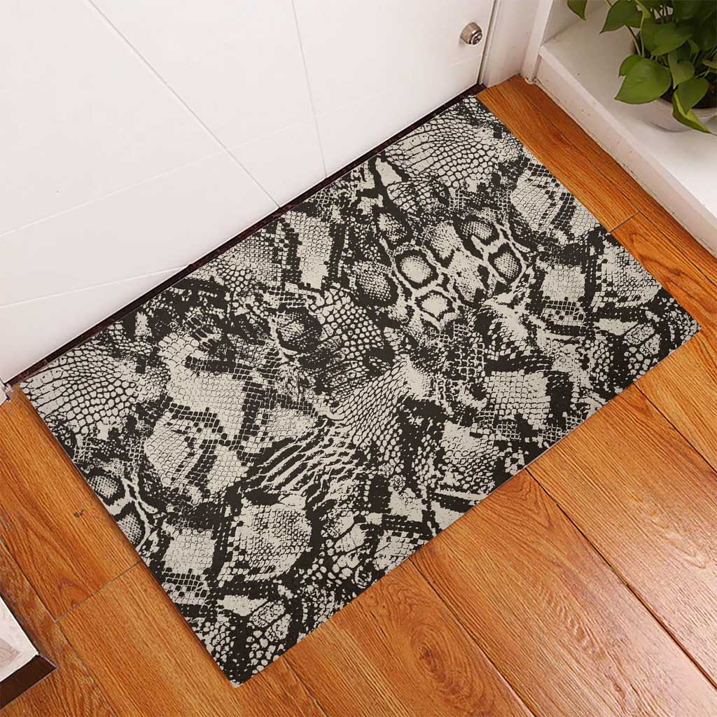 Wild Animal Skins Rubber Doormat Snake and Crocodile Mix Skin - Wonder Print Shop