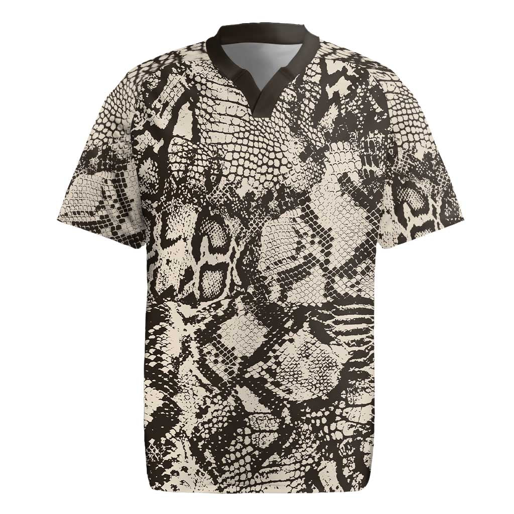 Wild Animal Skins Rugby Jersey Snake and Crocodile Mix Skin - Wonder Print Shop