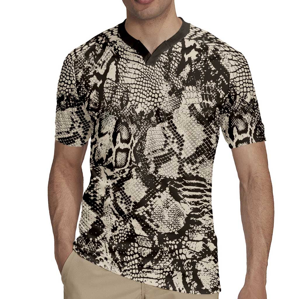 Wild Animal Skins Rugby Jersey Snake and Crocodile Mix Skin - Wonder Print Shop