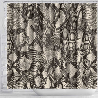 Wild Animal Skins Shower Curtain Snake and Crocodile Mix Skin - Wonder Print Shop