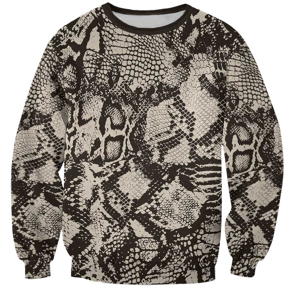 Wild Animal Skins Sweatshirt Snake and Crocodile Mix Skin - Wonder Print Shop